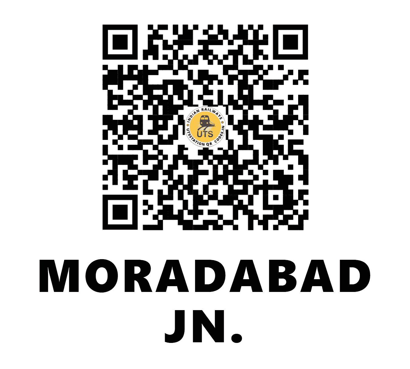 UTS QR Code for MORADABAD JN. - MB - NR (UTTAR PRADESH)